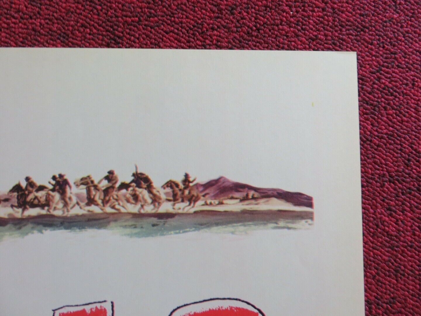 THE PURPLE HILLS US HALF SHEET (22"x 28") POSTER GENE NELSON JOANNA BARNES 1961 Movie posters