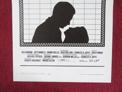 THE PURPLE ROSE OF CAIRO ITALIAN LOCANDINA POSTER MIA FARROW JEFF DANIELS 1985 Rendezvous Cinema Movie posters