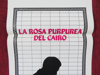 THE PURPLE ROSE OF CAIRO ITALIAN LOCANDINA POSTER MIA FARROW JEFF DANIELS 1985 Rendezvous Cinema Movie posters
