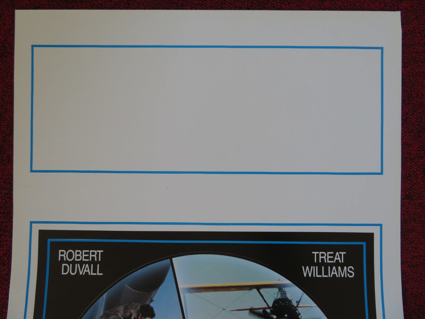 THE PURSUIT OF D.B. COOPER ITALIAN LOCANDINA (27.5"x13") POSTER R. DUVALL 1989 Rendezvous Cinema Movie posters