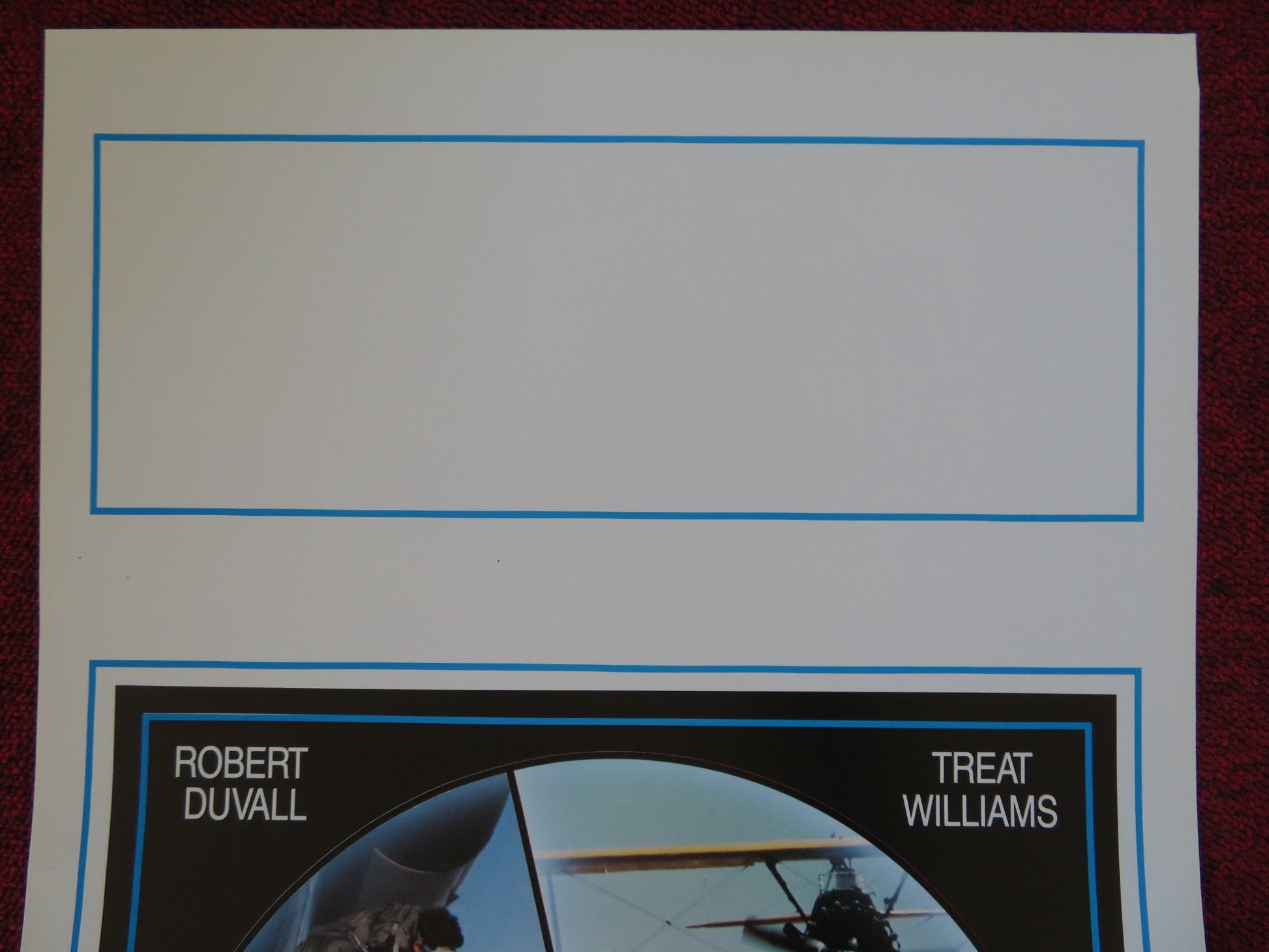 THE PURSUIT OF D.B. COOPER ITALIAN LOCANDINA (27.5"x13") POSTER R. DUVALL 1989 Rendezvous Cinema Movie posters