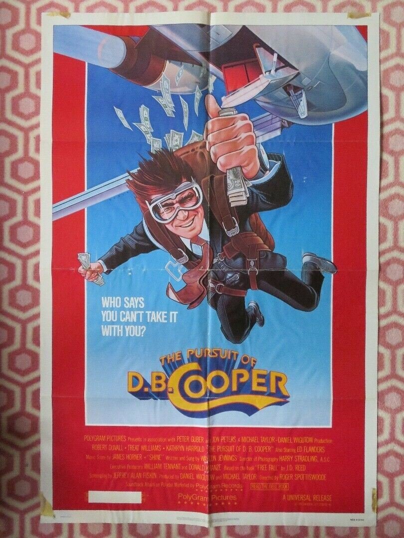 THE PURSUIT OF D.B.COOPER US ONE SHEET POSTER ROBERT DUVALL 1981 Movie posters