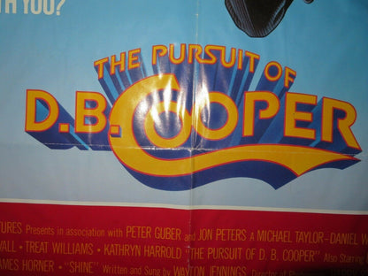 THE PURSUIT OF D.B.COOPER US ONE SHEET POSTER ROBERT DUVALL 1981 Movie posters