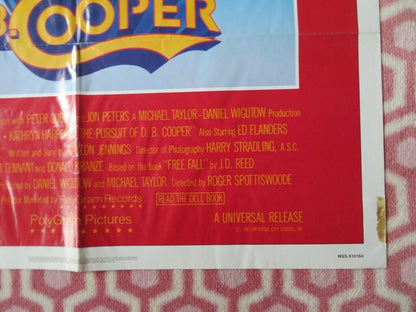 THE PURSUIT OF D.B.COOPER US ONE SHEET POSTER ROBERT DUVALL 1981 Movie posters