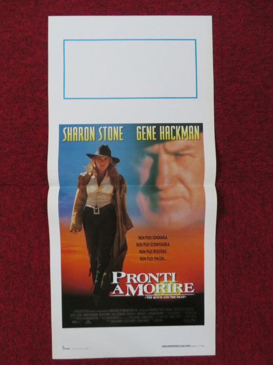 THE QUICK AND THE DEAD ITALIAN LOCANDINA POSTER SHARON STONE GENE HACKMAN 1995 Rendezvous Cinema Movie posters