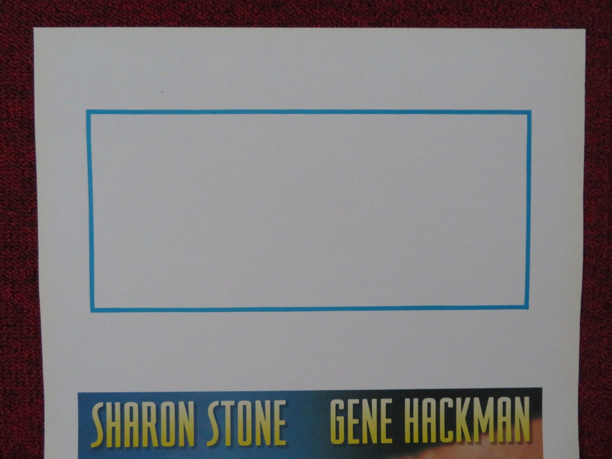 THE QUICK AND THE DEAD ITALIAN LOCANDINA POSTER SHARON STONE GENE HACKMAN 1995 Rendezvous Cinema Movie posters