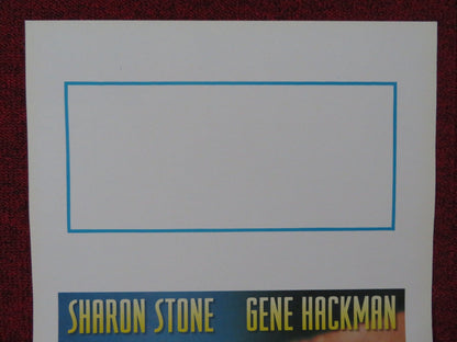 THE QUICK AND THE DEAD ITALIAN LOCANDINA POSTER SHARON STONE GENE HACKMAN 1995 Rendezvous Cinema Movie posters