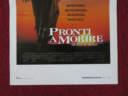 THE QUICK AND THE DEAD ITALIAN LOCANDINA POSTER SHARON STONE GENE HACKMAN 1995 Rendezvous Cinema Movie posters