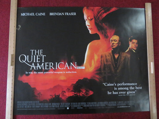 THE QUIET AMERICAN UK QUAD (30"x 40") ROLLED POSTER MICHAEL CAINE B. FRASER 2002 Rendezvous Cinema Movie posters