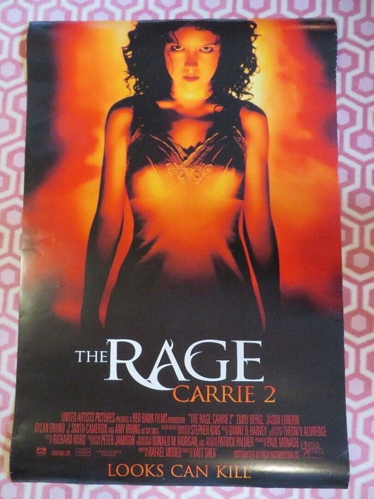 THE RAGE CARRIE 2 US ONE SHEET ROLLED POSTER STEPHEN KING EMILY BERGL 1999 - Rendezvous Cinema