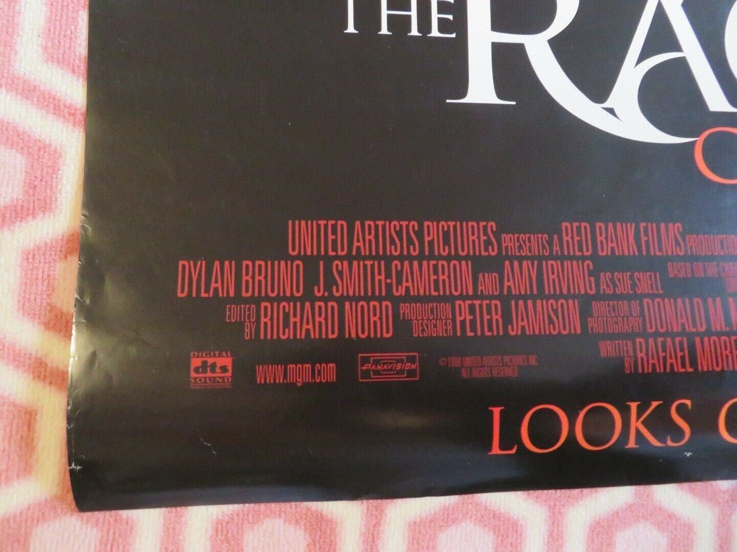 THE RAGE CARRIE 2 US ONE SHEET ROLLED POSTER STEPHEN KING EMILY BERGL 1999 - Rendezvous Cinema