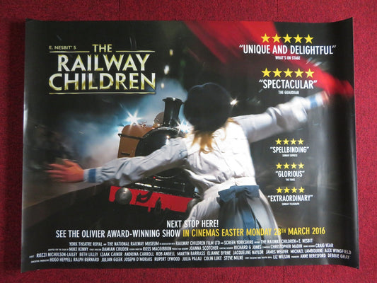 THE RAILWAY CHILDREN UK QUAD (30"x 40") ROLLED POSTER YORK THEATRE ROYAL 2016 Rendezvous Cinema Movie posters