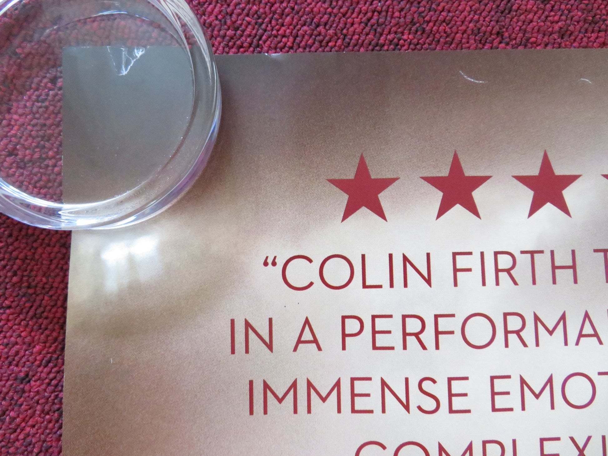 THE RAILWAY MAN UK QUAD ROLLED POSTER COLIN FIRTH NICOLE KIDMAN 2013 Rendezvous Cinema Movie posters