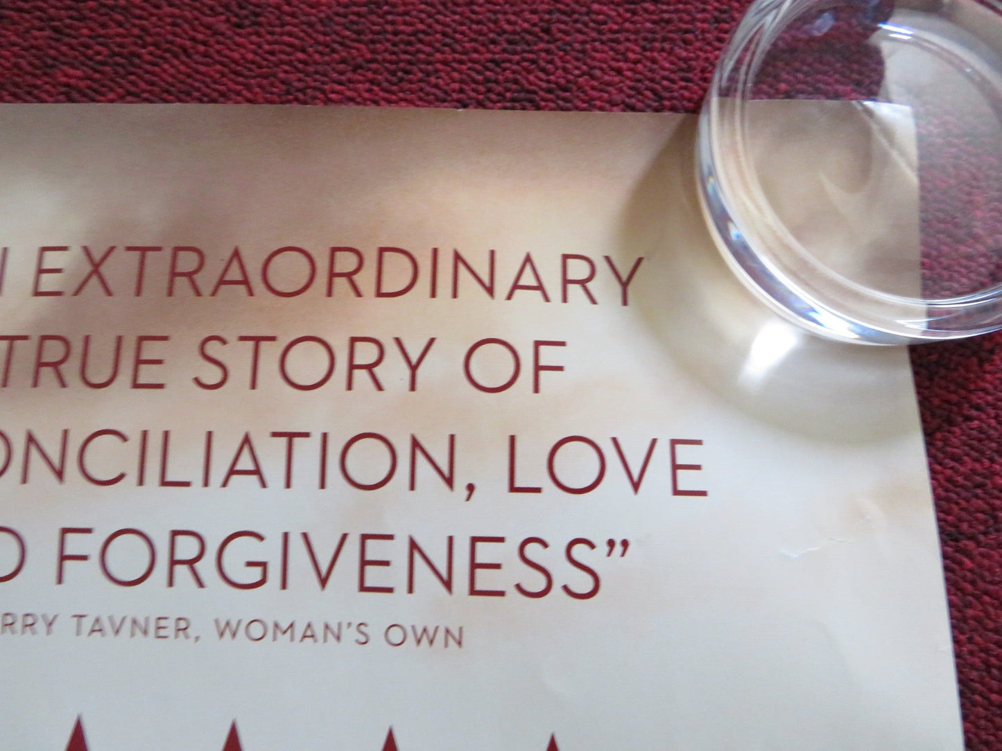 THE RAILWAY MAN UK QUAD ROLLED POSTER COLIN FIRTH NICOLE KIDMAN 2013 Rendezvous Cinema Movie posters