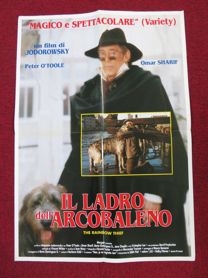 THE RAINBOW THIEF ITALIAN FOGLIO POSTER PETER O'TOOLE OMAR SHARIF 1990 Rendezvous Cinema Movie posters