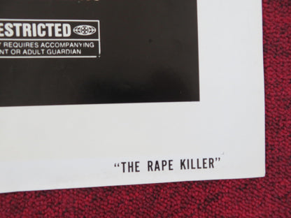 THE RAPE KILLER FOLDED US ONE SHEET POSTER DOROTHY MOORE LARRY DANIELS 1976 Rendezvous Cinema Movie posters