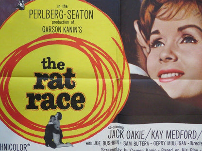 THE RAT RACE FOLDED US ONE SHEET POSTER TONY CURTIS DEBBIE REYNOLDS 1960 Movie posters