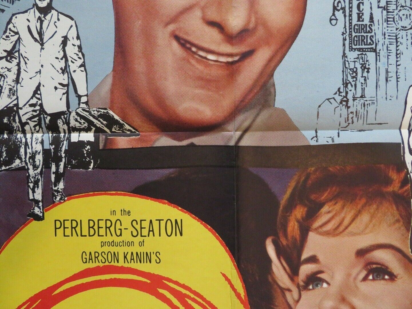 THE RAT RACE FOLDED US ONE SHEET POSTER TONY CURTIS DEBBIE REYNOLDS 1960 Movie posters