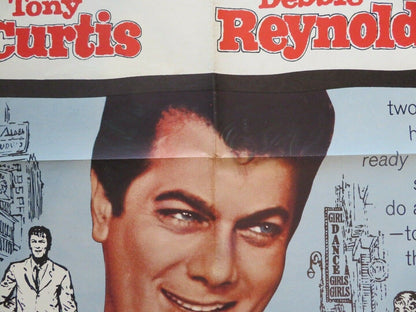 THE RAT RACE FOLDED US ONE SHEET POSTER TONY CURTIS DEBBIE REYNOLDS 1960 Movie posters
