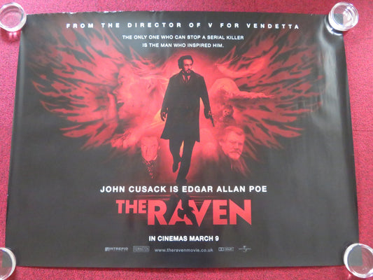 THE RAVEN UK QUAD (30"x 40") ROLLED POSTER JOHN CUSACK LUKE EVANS 2012 Rendezvous Cinema Movie posters