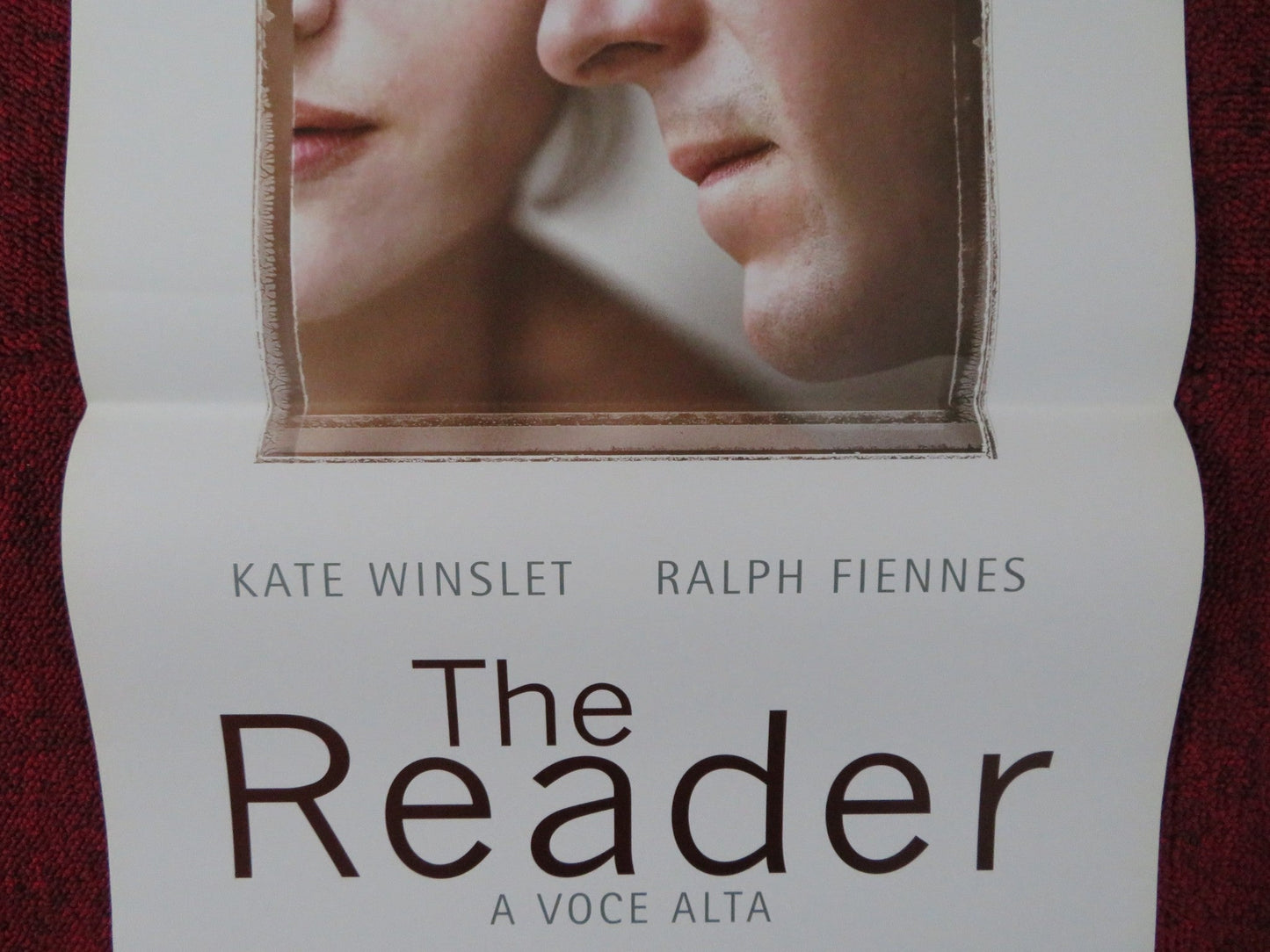 THE READER ITALIAN LOCANDINA POSTER KATE WINSLET RALPH FIENNES 2008 Rendezvous Cinema Movie posters