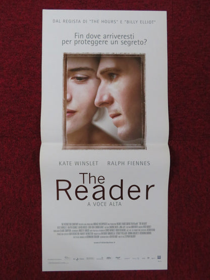 THE READER ITALIAN LOCANDINA POSTER KATE WINSLET RALPH FIENNES 2008 Rendezvous Cinema Movie posters