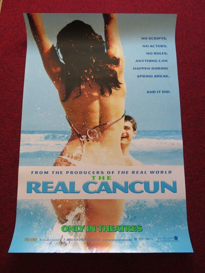 THE REAL CANCUN US ONE SHEET ROLLED POSTER BENJAMIN FLETCHER 2003 Movie posters