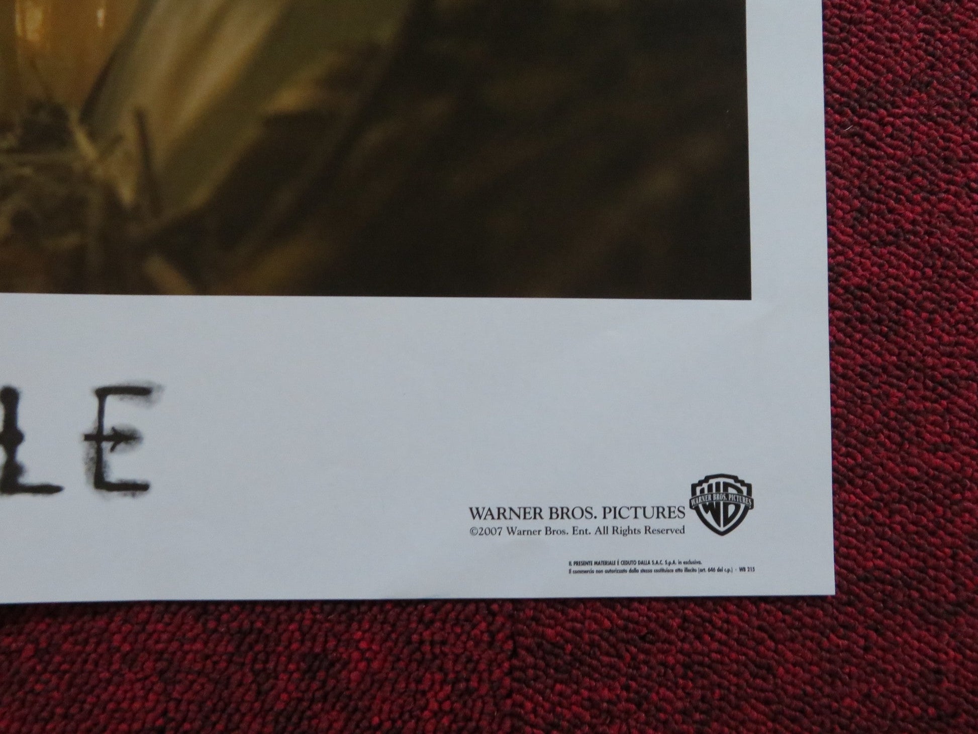 THE REAPING - A ITALIAN FOTOBUSTA POSTER HILARY SWANK IDRIS ELBA 2007 Rendezvous Cinema Movie posters