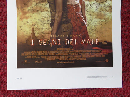 THE REAPING ITALIAN LOCANDINA (27.5"x13") POSTER HILARY SWANK IDRIS ELBA 2007 Movie posters