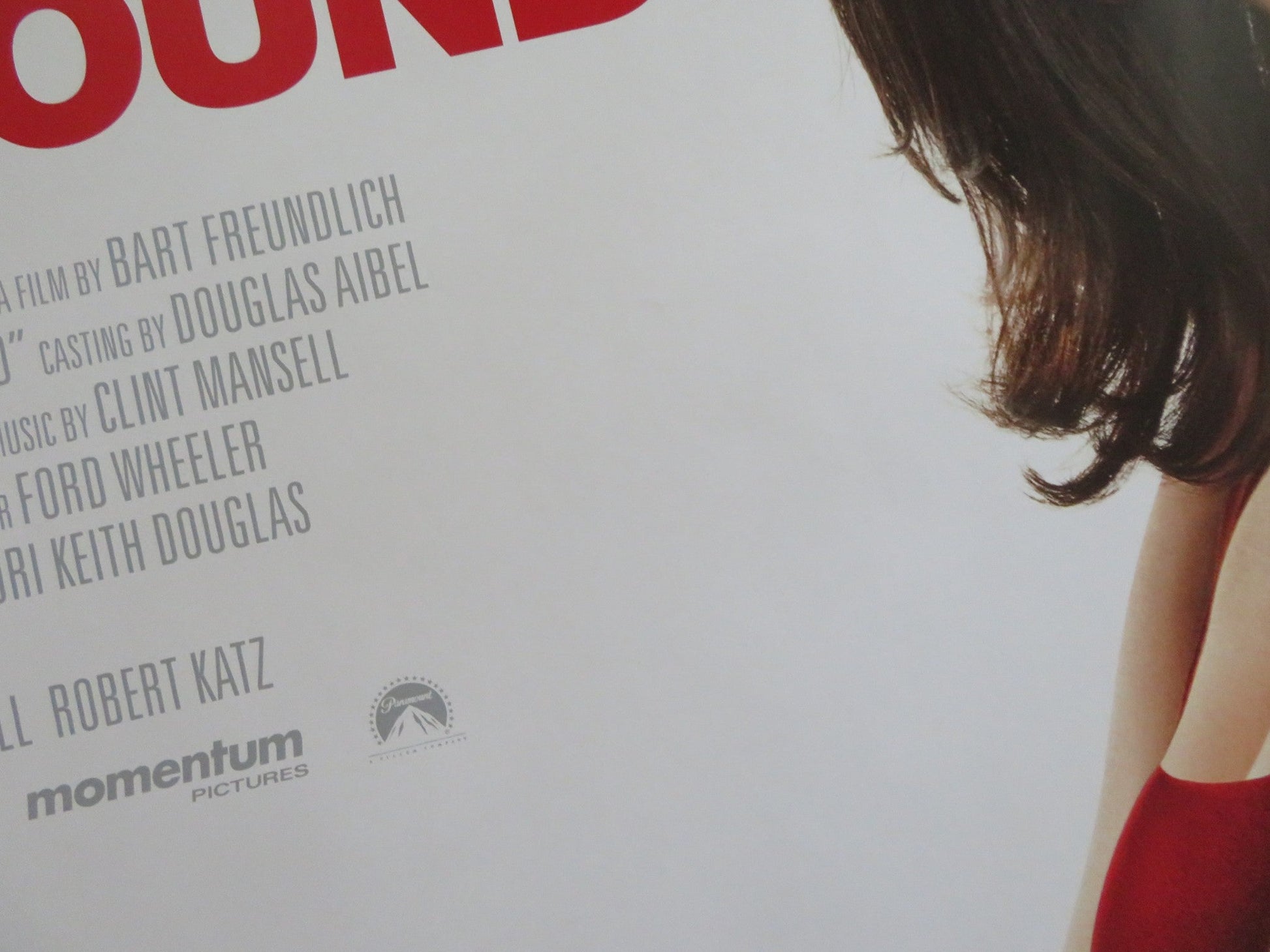 THE REBOUND UK QUAD ROLLED POSTER CATHERINE ZETA - JONES JUSTIN BARTHA 2009 Rendezvous Cinema Movie posters