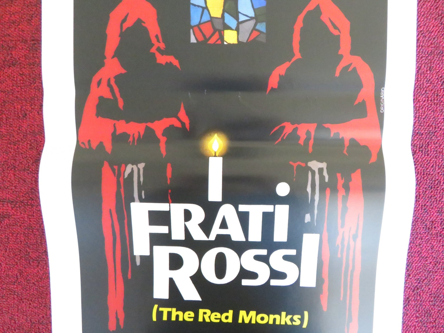 THE RED MONKS ITALIAN LOCANDINA POSTER GERADO AMATO LARA WENDELL 1989 Rendezvous Cinema Movie posters