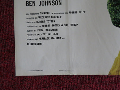 THE RED PONY - A ITALIAN FOGLIO POSTER HENRY FONDA MAUREEN O'HARA 1973 Rendezvous Cinema Movie posters