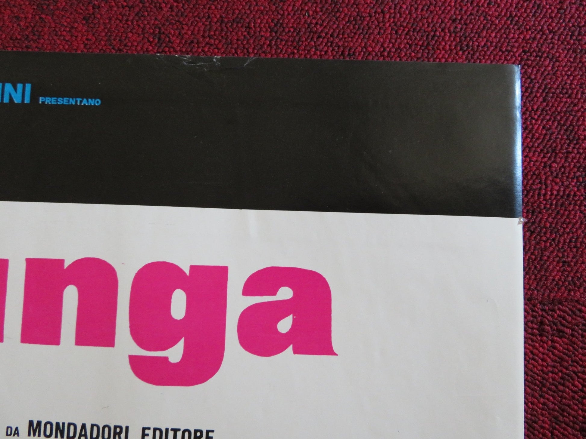 THE RED PONY - A ITALIAN FOGLIO POSTER HENRY FONDA MAUREEN O'HARA 1973 Rendezvous Cinema Movie posters