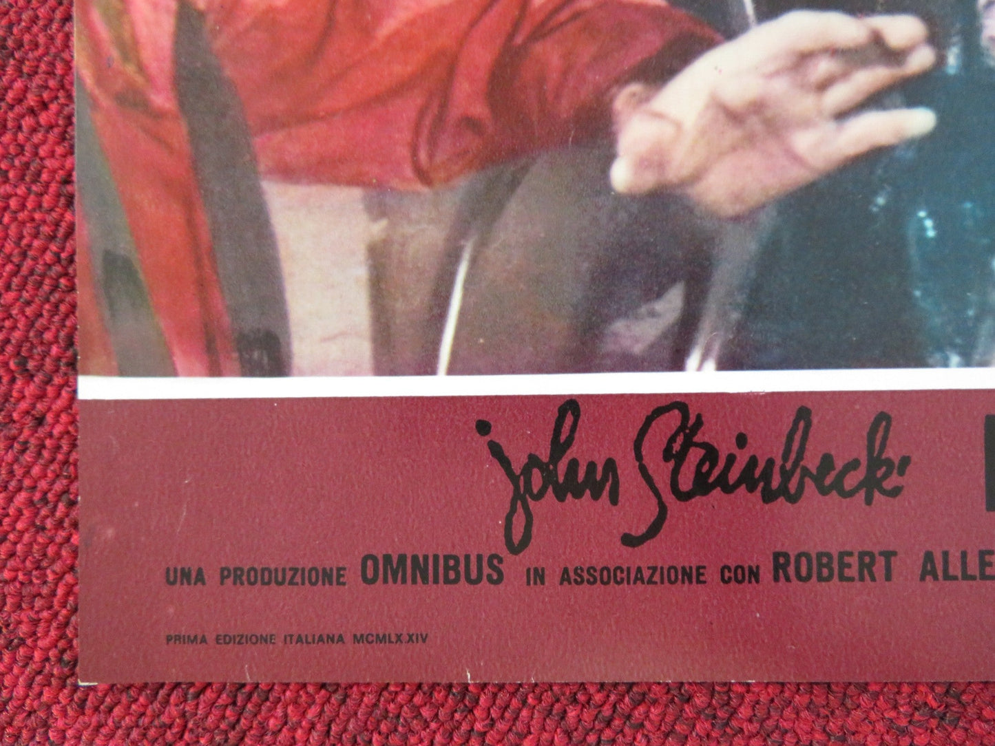 THE RED PONY - TV MOVIE - A ITALIAN FOTOBUSTA POSTER HENRY FONDA M. O'HARA 1973 Rendezvous Cinema Movie posters