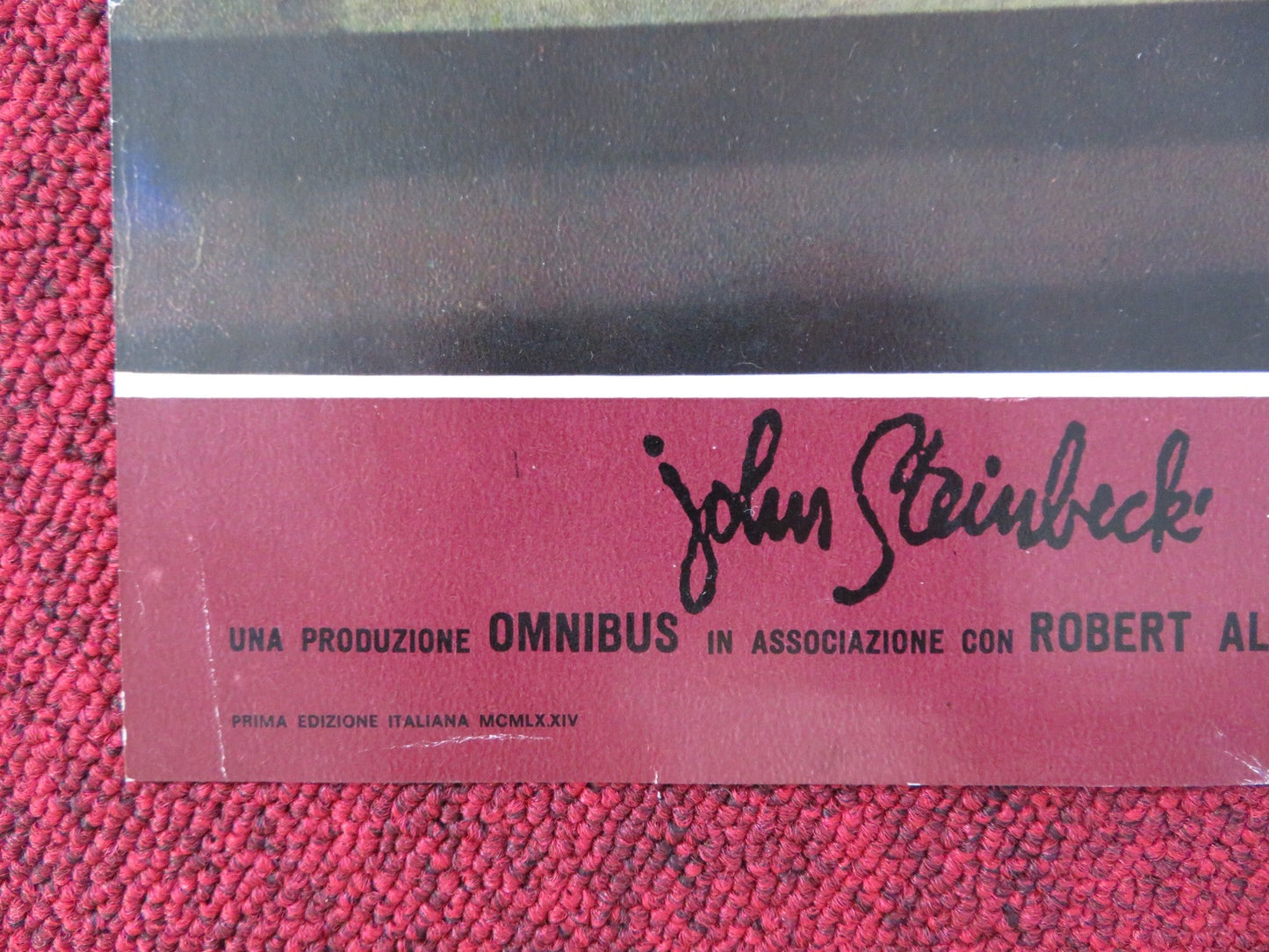 THE RED PONY - TV MOVIE - B ITALIAN FOTOBUSTA POSTER HENRY FONDA M. O'HARA 1973 Rendezvous Cinema Movie posters