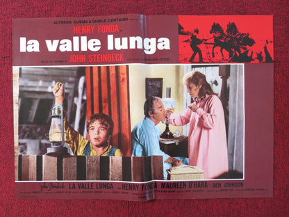 THE RED PONY - TV MOVIE - D ITALIAN FOTOBUSTA POSTER HENRY FONDA M. O'HARA 1973 Rendezvous Cinema Movie posters