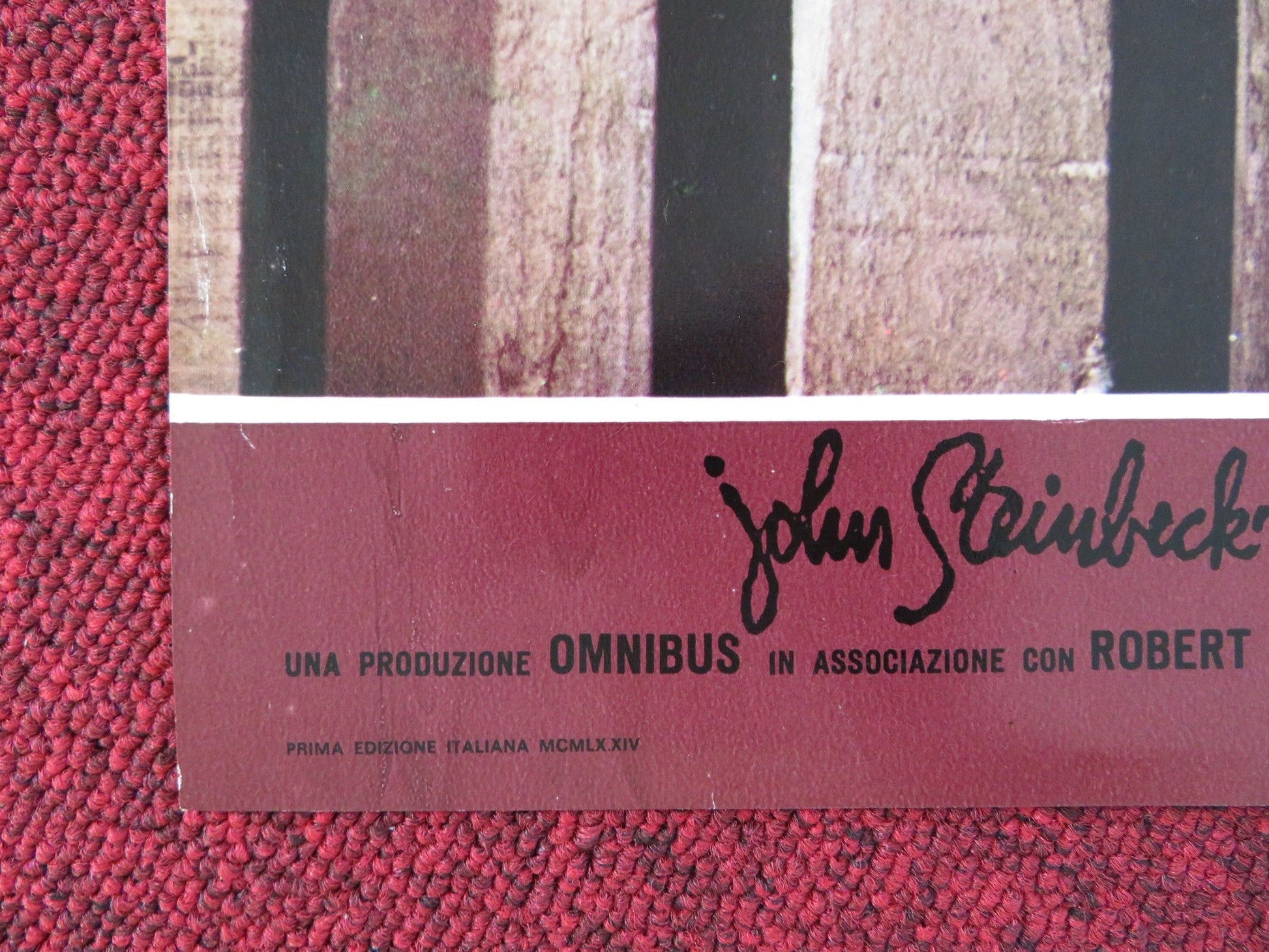 THE RED PONY - TV MOVIE - D ITALIAN FOTOBUSTA POSTER HENRY FONDA M. O'HARA 1973 Rendezvous Cinema Movie posters