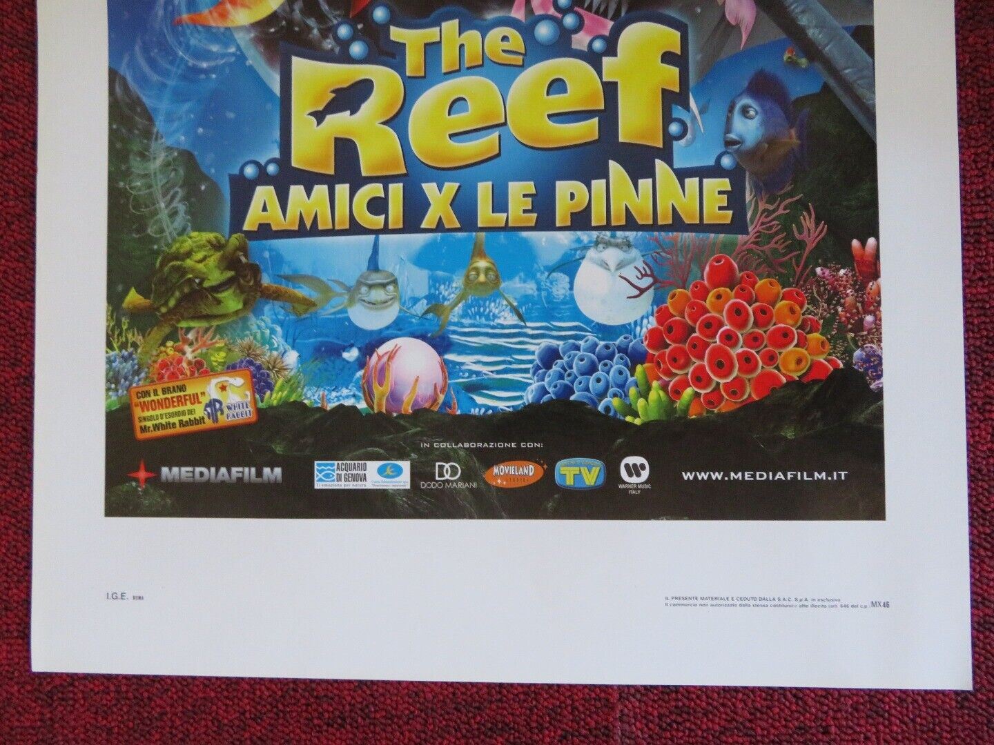 THE REEF ITALIAN LOCANDINA (27"x13") POSTER JOHN RHYS-DAVIS 2006 - Rendezvous Cinema