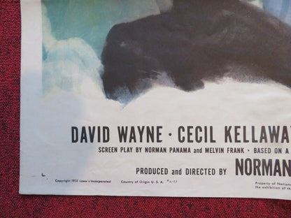 THE REFORMER AND THE REDHEAD FOLDED US ONE SHEET POSTER JUNE ALLYSON 1950 - Rendezvous Cinema
