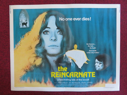 THE REINCARNATE US HALF SHEET (22"x 28") POSTER JACK CRELEY JAY REYNOLDS 1971 Rendezvous Cinema Movie posters