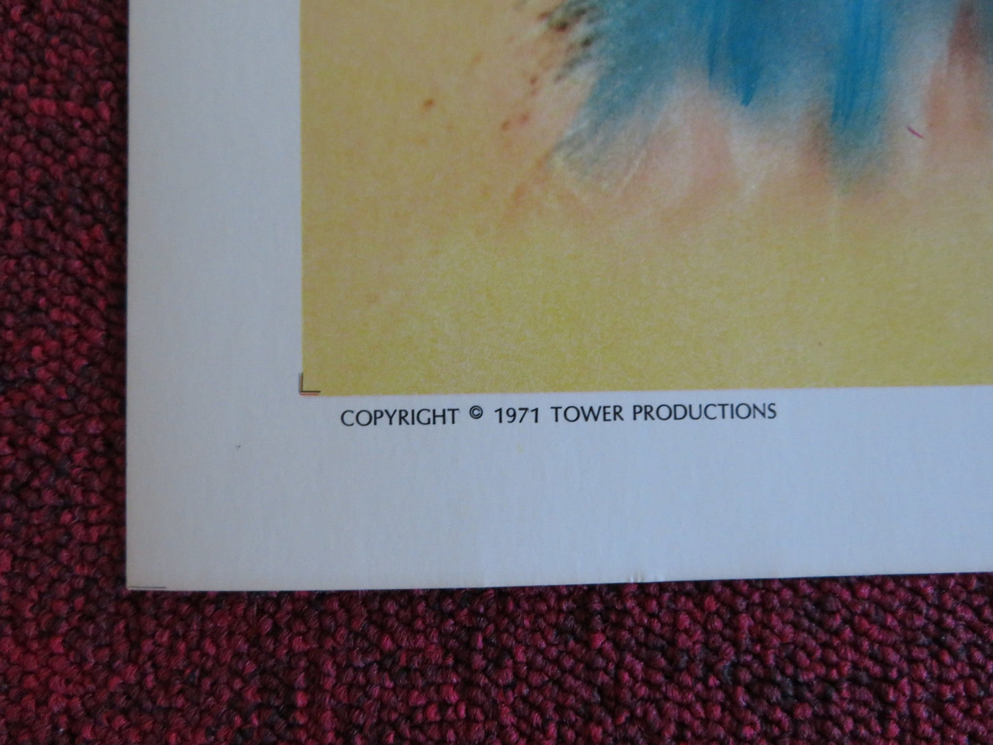 THE REINCARNATE US HALF SHEET (22"x 28") POSTER JACK CRELEY JAY REYNOLDS 1971 Rendezvous Cinema Movie posters