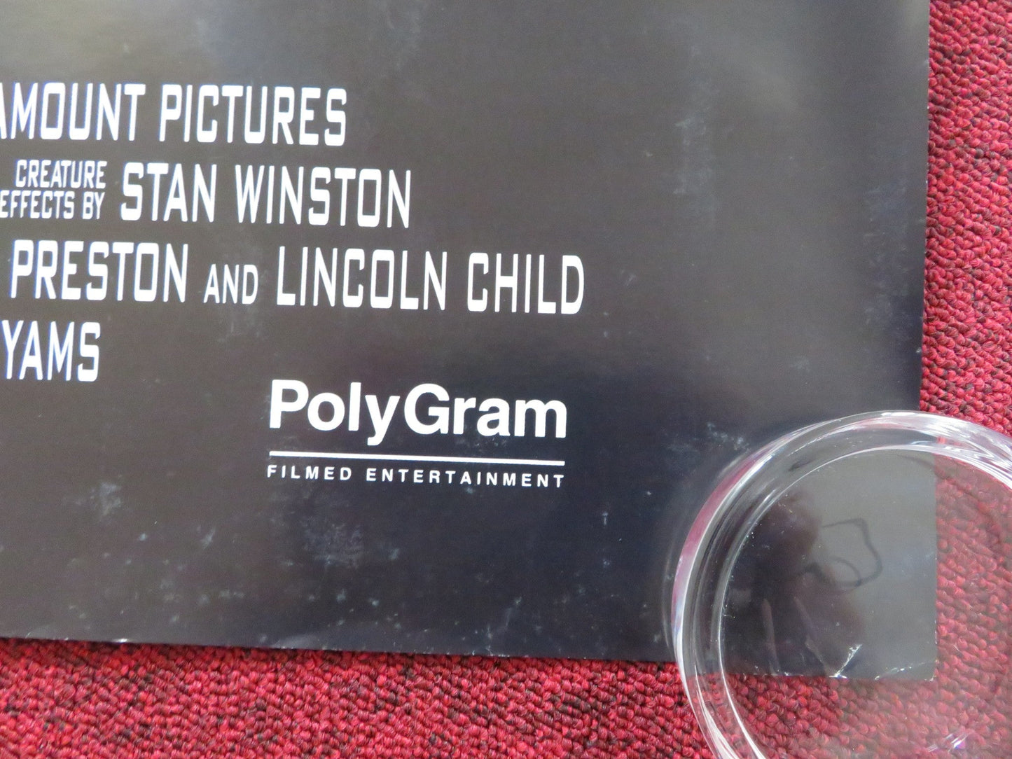 THE RELIC UK QUAD (30"x 40") ROLLED POSTER PENELOPE ANN MILLER TOM SIZEMORE 1997 Rendezvous Cinema Movie posters