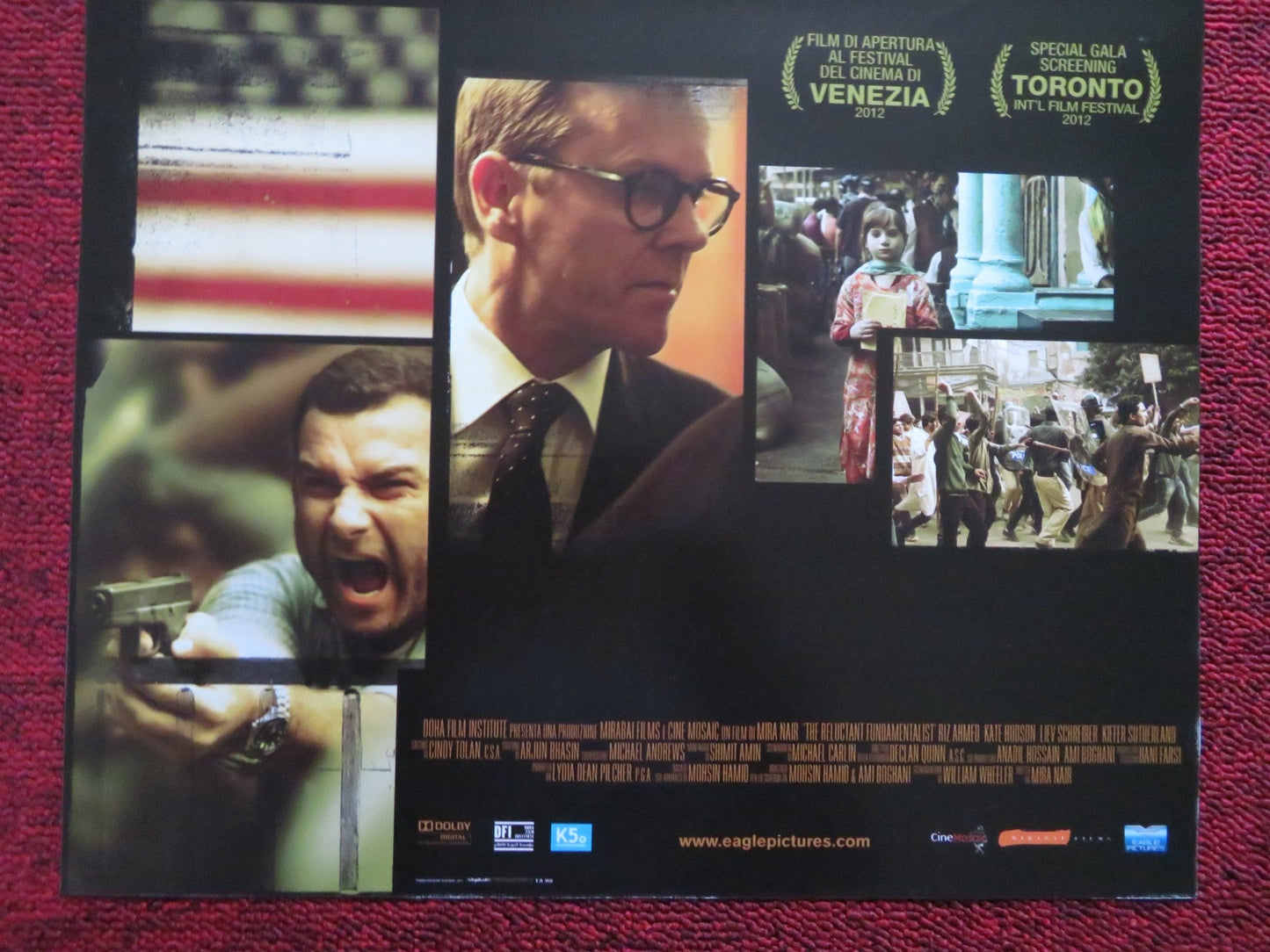 THE RELUCTANT FUNDAMENTALIST ITALIAN LOCANDINA POSTER RIZ AHMED KATE HUDSON 2012 Rendezvous Cinema Movie posters