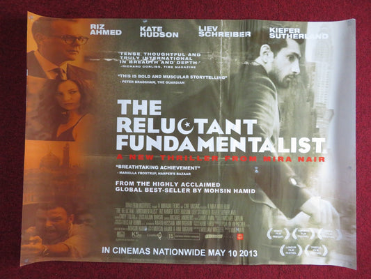 THE RELUCTANT FUNDAMENTALIST UK QUAD (30"x 40") ROLLED POSTER RIZ AHMED 2012 Rendezvous Cinema Movie posters