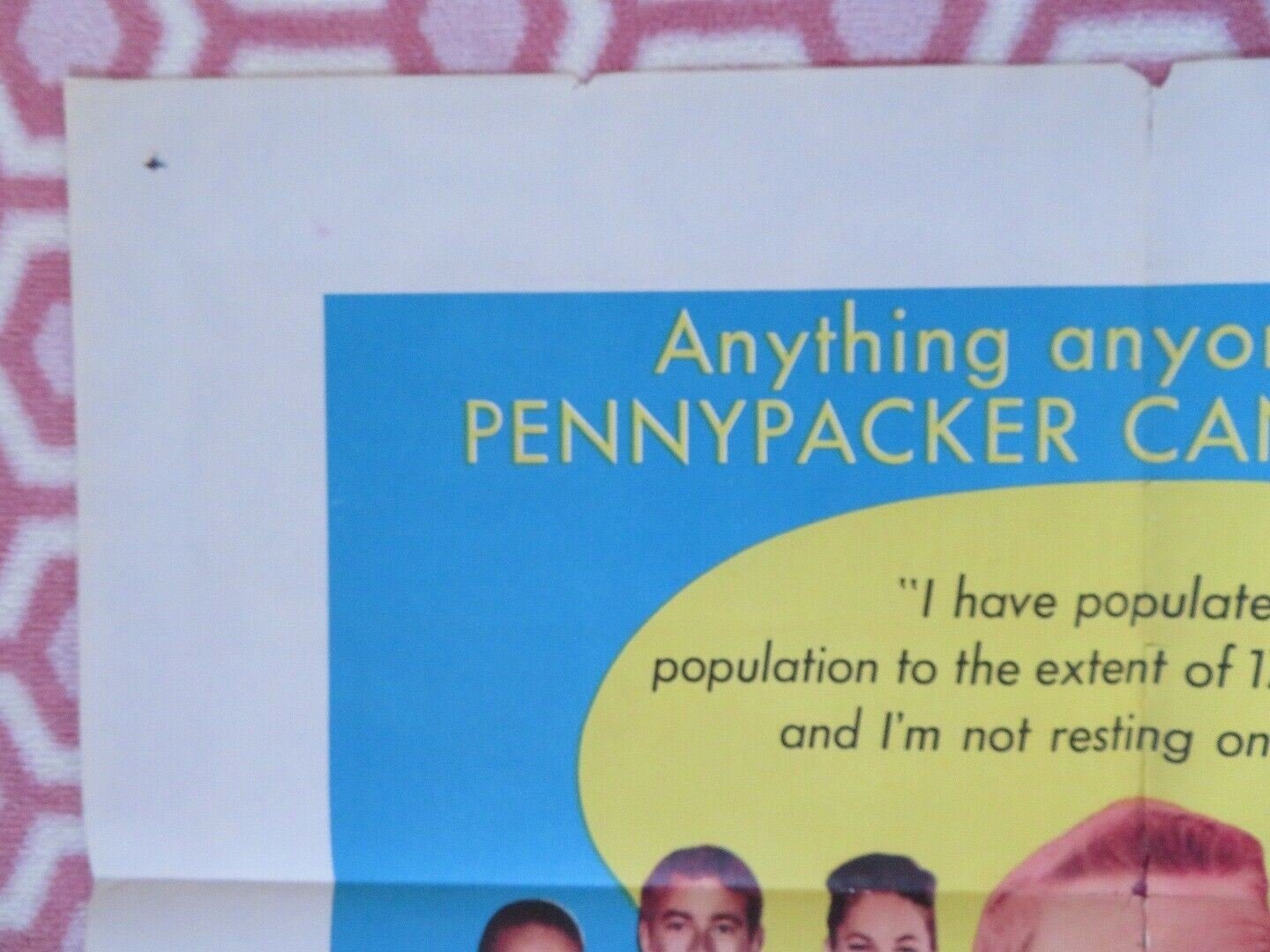 THE REMARKABLE MR. PENNYPACKER US ONE SHEET POSTER CLIFTON WEBB 1958 Movie posters