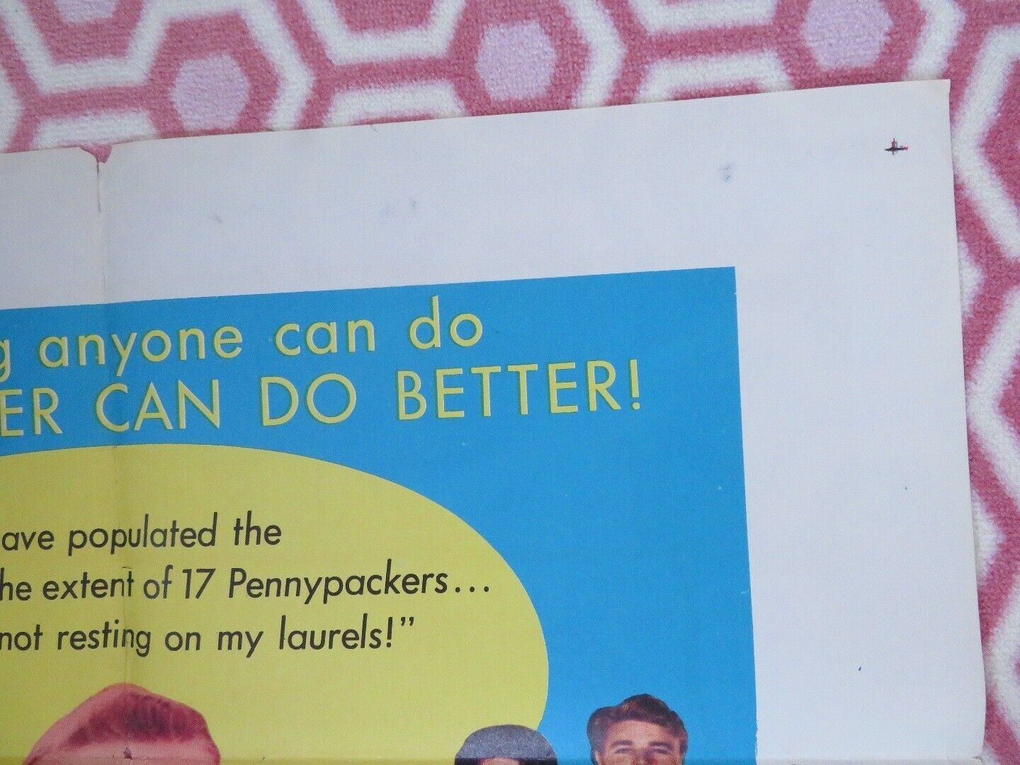 THE REMARKABLE MR. PENNYPACKER US ONE SHEET POSTER CLIFTON WEBB 1958 Movie posters