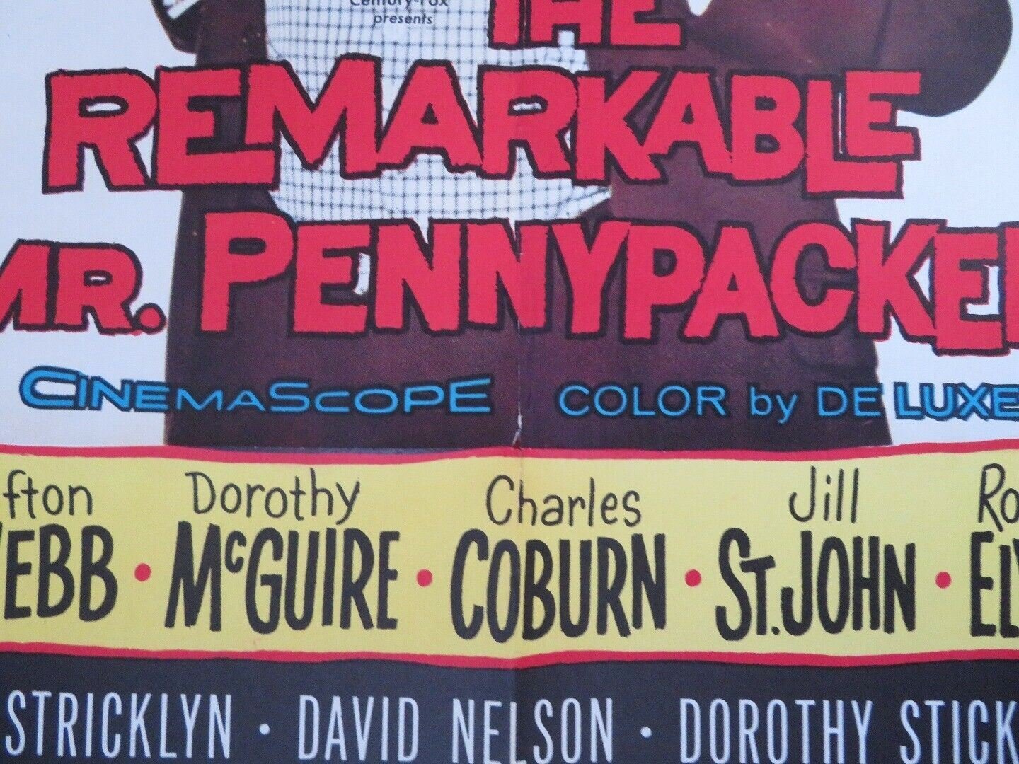 THE REMARKABLE MR. PENNYPACKER US ONE SHEET POSTER CLIFTON WEBB 1958 Movie posters