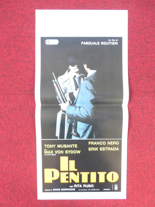 THE REPENTER ITALIAN LOCANDINA POSTER TONY MUSANTE FRANCO NERO 1985 Rendezvous Cinema Movie posters