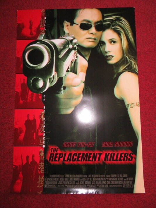 THE REPLACEMENT KILLERS US ONE SHEET ROLLED POSTER CHOW YUN - FAT 1998 Movie posters