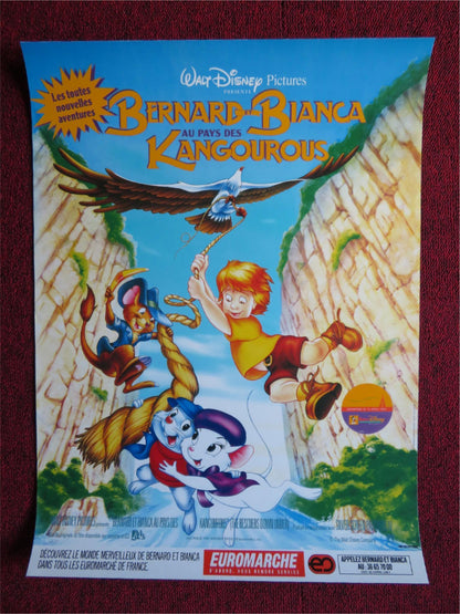 THE RESCUERS DOWN UNDER FRENCH (15" x 20") POSTER DISNEY JOHN CANDY 1990 Rendezvous Cinema Movie posters